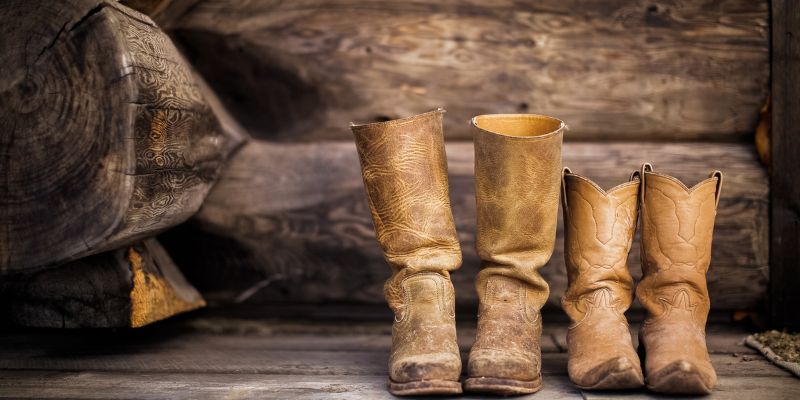Botas americanas Cowboy mujer en piel